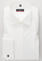 Eterna shirt MODERN FIT TWILL beige with Wing collar in modern cut