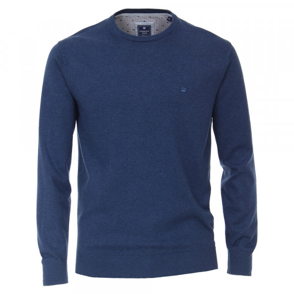 Redmond jumper medium blue in classic cut