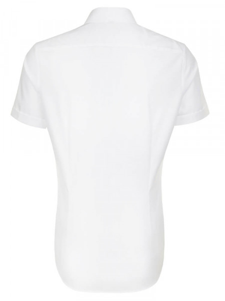 SEIDENSTICKER Slim Fit Hemd Weiß Business Kent Popeline