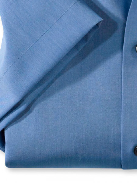 OLYMP Comfort Fit Hemd Mittelblau New Kent Chambray - Ansicht 2