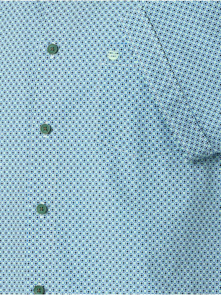 REDMOND Comfort Fit Hemd Grün Kent Print - Ansicht 2