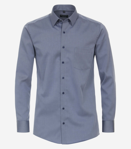 Redmond Hemd COMFORT FIT TWILL dunkelblau mit Kent Kragen in klassischer Schnittform