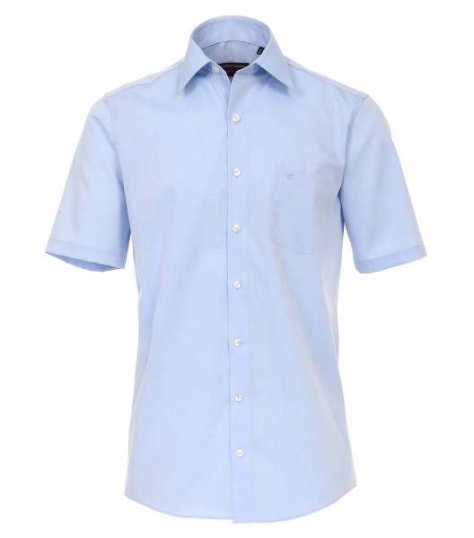 CASAMODA shirt COMFORT FIT UNI POPELINE light blue with Kent collar in classic cut