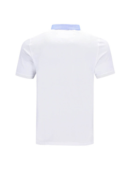TOM RIPLEY Poloshirt Weiß Extrafeine Qualität