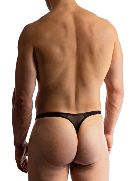 MANSTORE Regular Fit Schwarz Microfaser