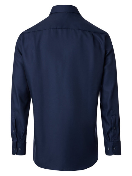 VENTI Comfort Fit Hemd Dunkelblau Kent Struktur