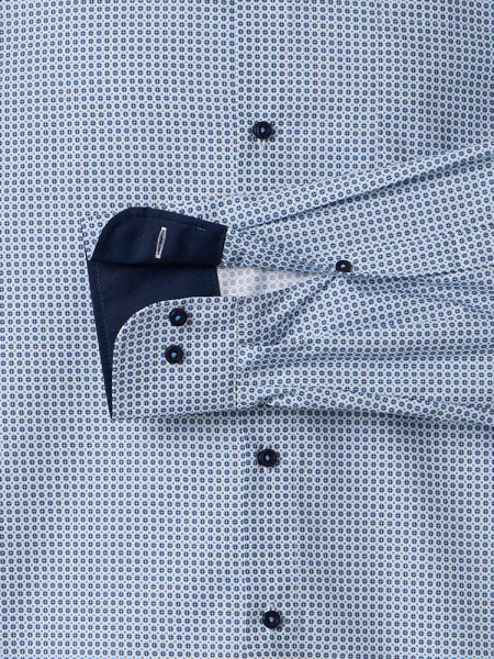 VENTI Comfort Fit Hemd Hellblau Kent Popeline - Ansicht 2