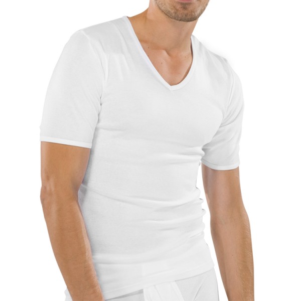 Schiesser &quot;ORIGINAL FEINRIPP&quot; white T-Shirt