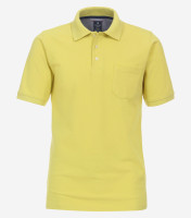 Redmond Poloshirt REGULAR FIT JERSEY gelb mit Stehkragen Kragen in klassischer Schnittform