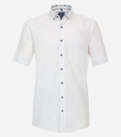 Redmond Hemd REGULAR FIT FEIN OXFORD weiss mit Button Down Kragen in klassischer Schnittform