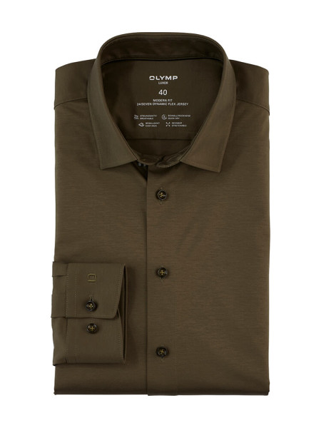 OLYMP Luxor 24/Seven modern fit jersey shirt