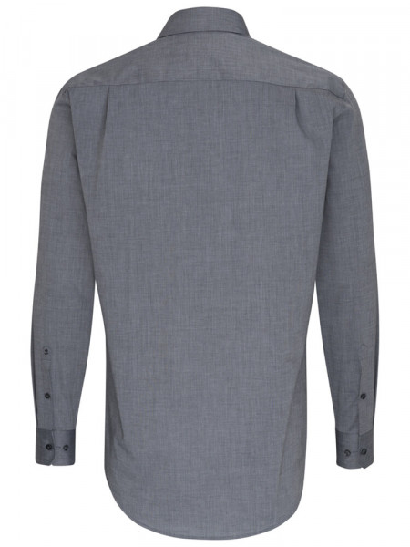 SEIDENSTICKER Regular Fit Hemd Anthrazit Business Kent Fil à Fil