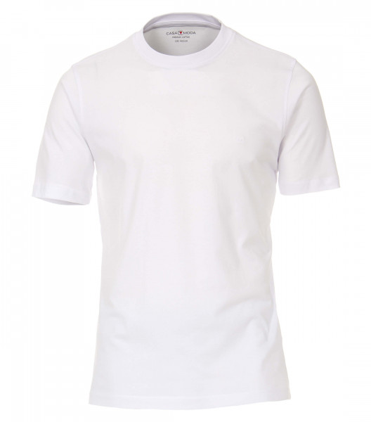 T-shirt CASAMODA blanc en coupe classique