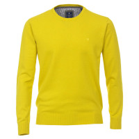 Redmond Pullover gelb in klassischer Schnittform