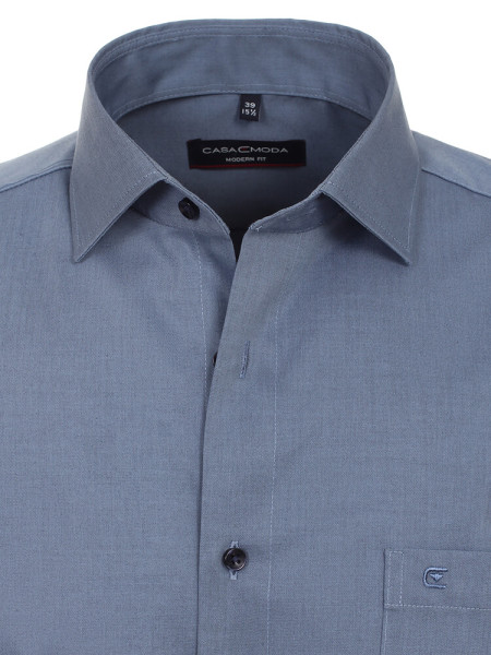 CASAMODA Regular Fit Hemd Mittelblau Kent Easy Care  - Ansicht 1