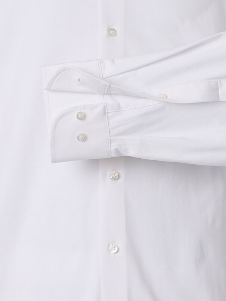 VENTI Comfort Fit Hemd Weiß Kent Jersey - Ansicht 2