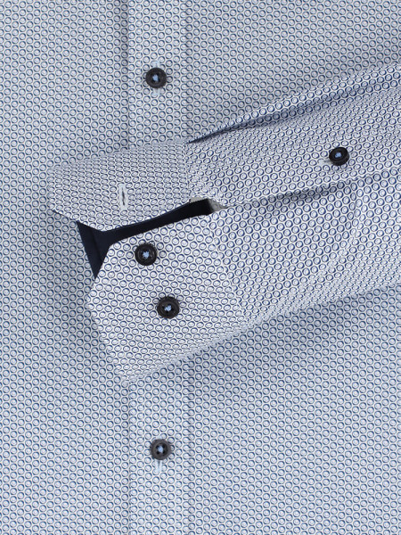 VENTI Slim Fit Hemd Mittelblau Kent Easy Care  - Ansicht 2