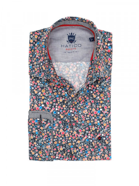 HATICO Regular Fit casual overhemd