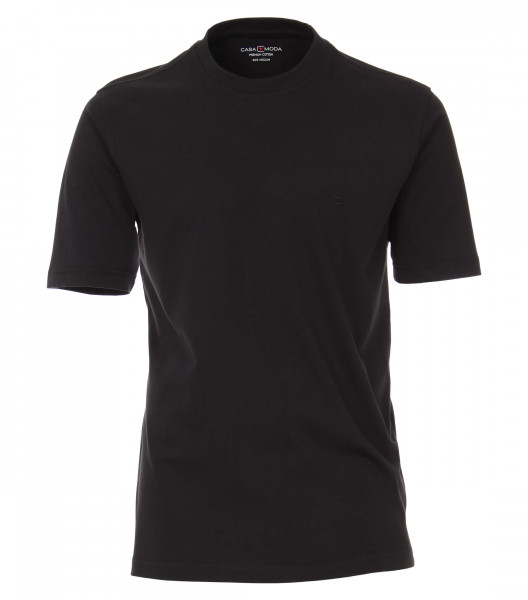 CASAMODA T-Shirt schwarz in klassischer Schnittform