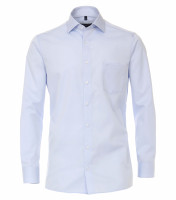 CASAMODA shirt COMFORT FIT TWILL light blue with Kent collar in classic cut