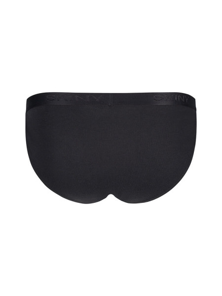 SKINY Regular Fit Schwarz Feinripp - Ansicht 2