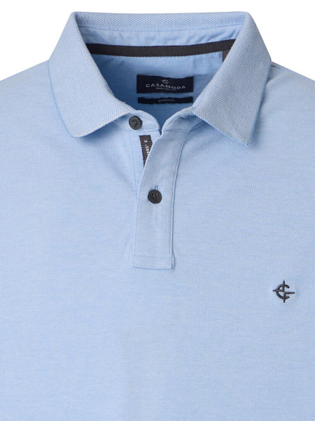 CASAMODA Poloshirt Hellblau Extrafeine Qualität - Ansicht 1