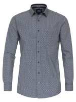 Redmond shirt REGULAR FIT PRINT green with Kent collar in classic cut