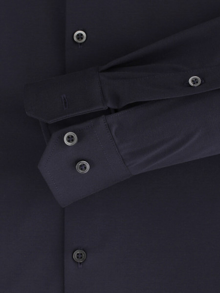 VENTI Slim Fit Hemd Dunkelblau Kent Jersey - Ansicht 2