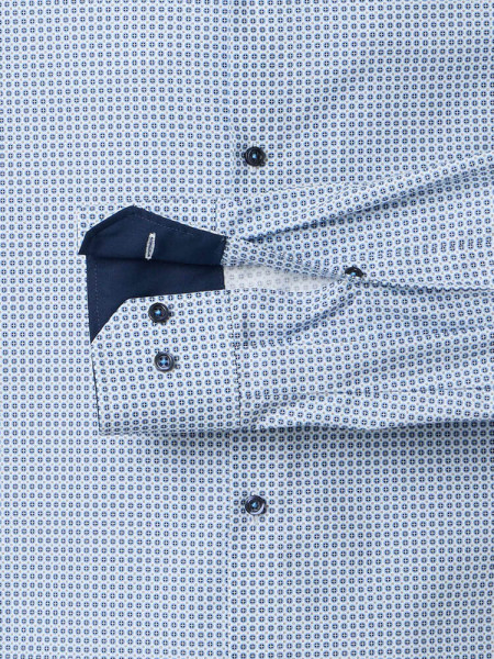 VENTI Regular Fit Hemd Hellblau Kent Popeline - Ansicht 2