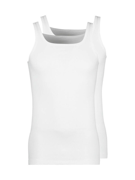 Débardeur HUBER Cotton 2 Pack Fine Rib