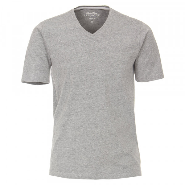 Redmond T-Shirt grau in klassischer Schnittform