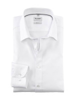 OLYMP shirt LEVEL 5 UNI STRETCH white with New York Kent collar in narrow cut