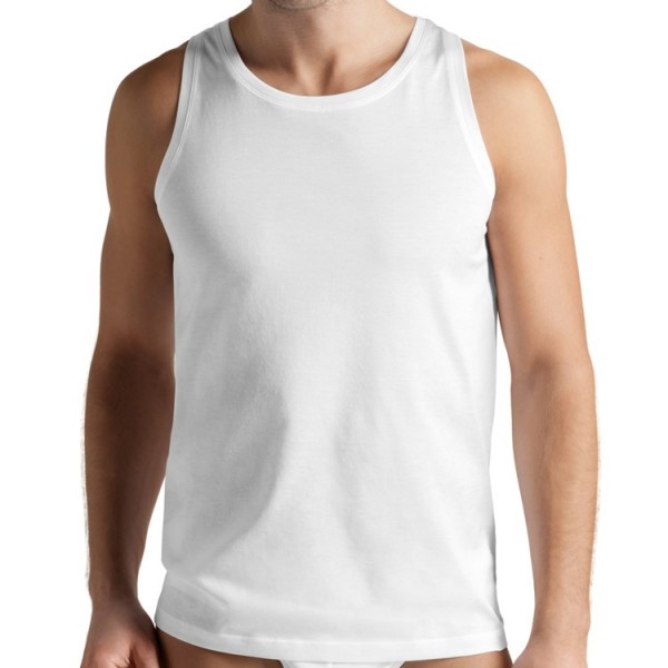 Hanro "COTTON SPORTY" weißes Tanktop