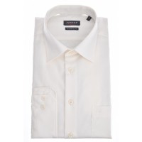 Chemise Jupiter MODERN FIT UNI POPELINE beige avec col Kent en coupe moderne