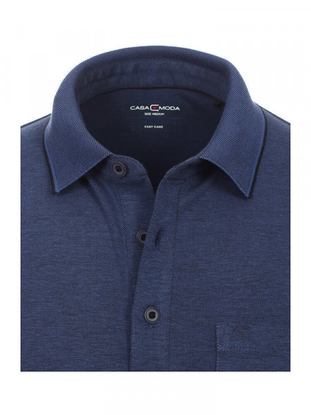 CASAMODA Poloshirt Marine Piqué - Ansicht 1