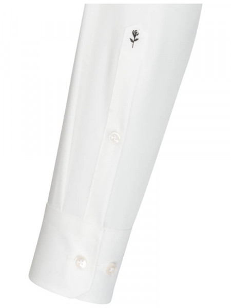 SEIDENSTICKER Tailored Fit Hemd Hellbeige Business Kent Popeline - Ansicht 1