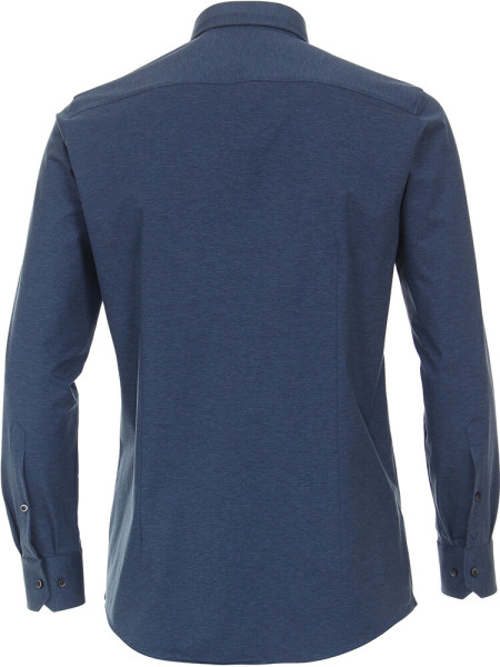 VENTI Regular Fit Hemd Dunkelblau Kent Jersey