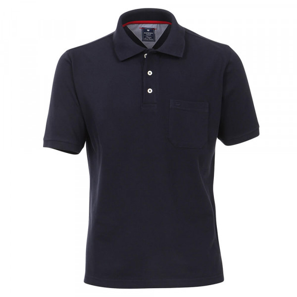 Redmond Poloshirt dunkelblau in klassischer Schnittform