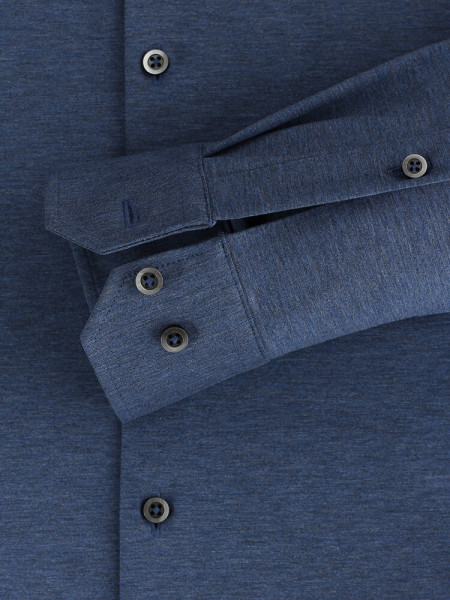VENTI Slim Fit Hemd Mittelblau Kent Jersey - Ansicht 2