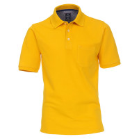 Redmond Poloshirt gelb in klassischer Schnittform