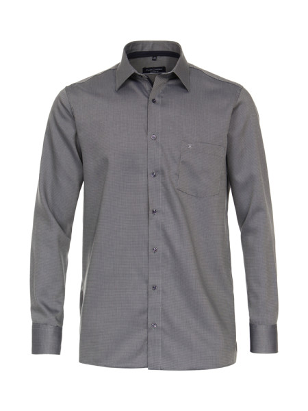 CASAMODA shirt COMFORT FIT STRUCTURE green with Kent collar in classic cut