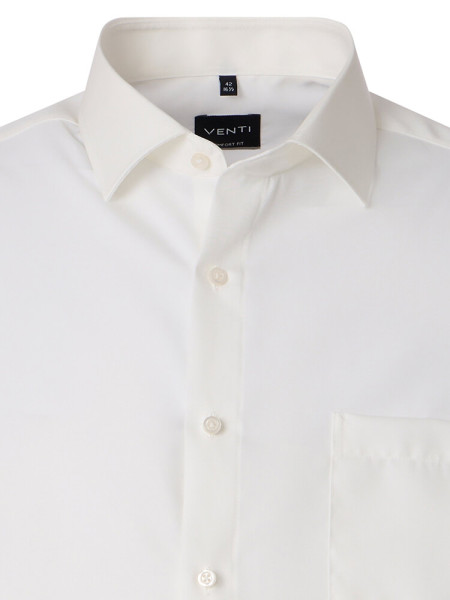 VENTI Regular Fit Hemd Hellbeige Kent Twill - Ansicht 1