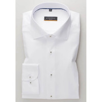 Eterna Hemd SLIM FIT UNI STRETCH weiss mit Classic Kent Kragen in schmaler Schnittform