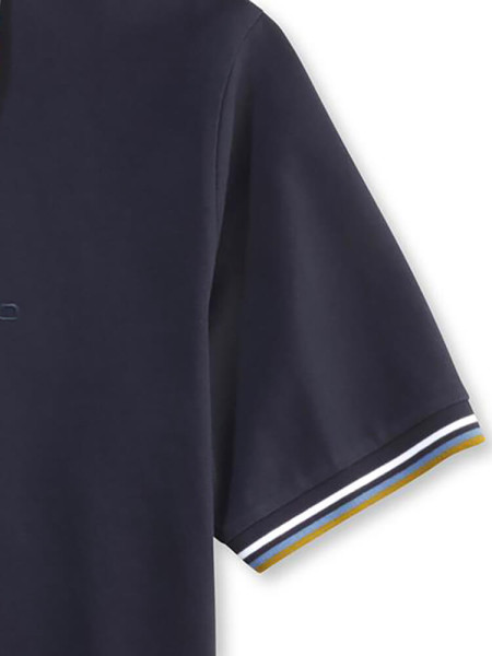 OLYMP Poloshirt Marine Piqué - Ansicht 1