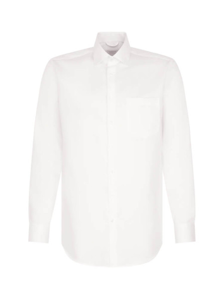 SEIDENSTICKER Comfort Fit Hemd Weiß Business Kent Twill