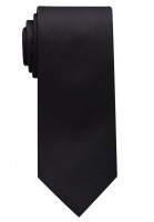 Eterna Krawatte schwarz unifarben