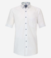 Redmond Hemd MODERN FIT FEIN OXFORD weiss mit Button Down Kragen in moderner Schnittform