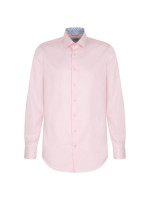 Seidensticker shirt MODERN TWILL pink with New Kent collar in modern cut