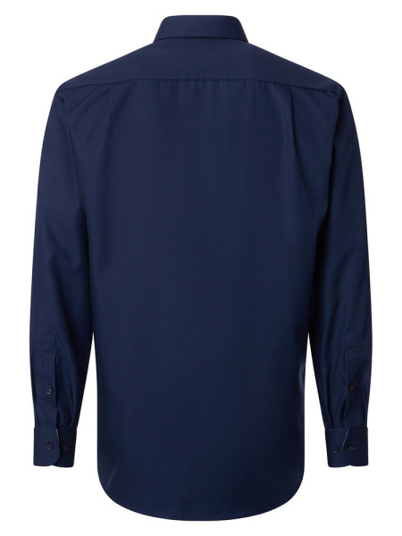 VENTI Comfort Fit Hemd Dunkelblau Kent Popeline