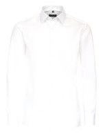 Redmond shirt COMFORT FIT TWILL white with Kent collar in classic cut